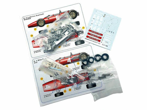 Tameo SLK136 1/43 Ferrari 312 F1 Italian GP 1966 L.Scarfiotti Winner Metal Model Kit - image 5