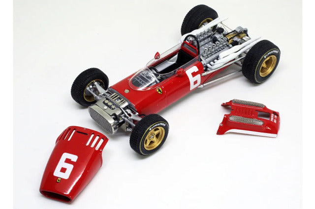 Tameo SLK136 1/43 Ferrari 312 F1 Italian GP 1966 L.Scarfiotti Winner Metal Model Kit - image 2