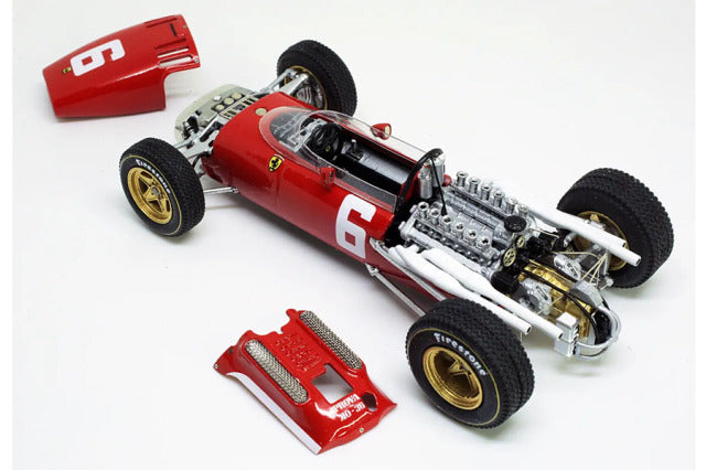 Tameo SLK136 1/43 Ferrari 312 F1 Italian GP 1966 L.Scarfiotti Winner Metal Model Kit - image 3