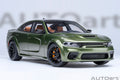 AUTOart Aa71752 1/18 Dodge Charger SRT Hellcat Redeye Jailbreak F8 Green Metallic Green/Black - image 1