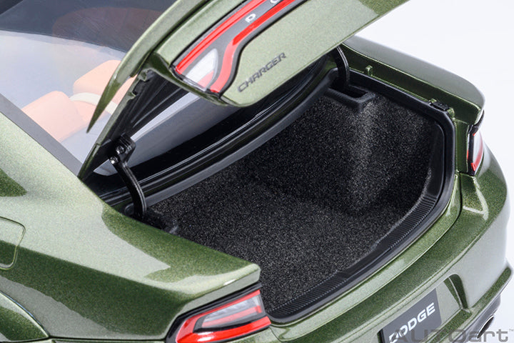 AUTOart Aa71752 1/18 Dodge Charger SRT Hellcat Redeye Jailbreak F8 Green Metallic Green/Black - image 4