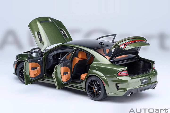 AUTOart Aa71752 1/18 Dodge Charger SRT Hellcat Redeye Jailbreak F8 Green Metallic Green/Black - image 7