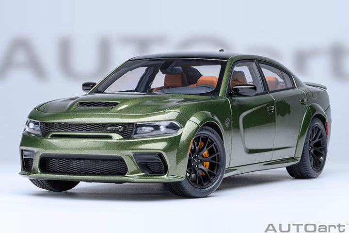 AUTOart Aa71752 1/18 Dodge Charger SRT Hellcat Redeye Jailbreak F8 Green Metallic Green/Black - image 8