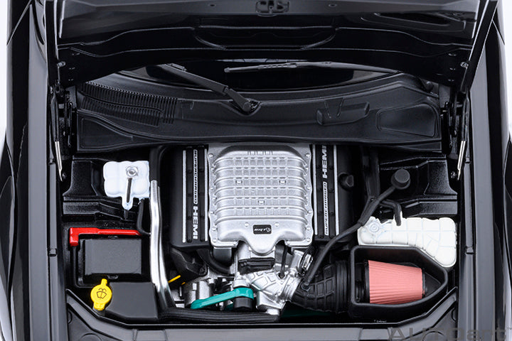 AUTOart Composite Aa71765 1/18 Dodge Challenger SRT Super Stock 2023 Black (Pitch Black) - image 3