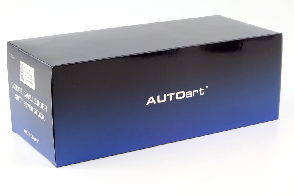 AUTOart Composite Aa71768 1/18 Dodge Challenger SRT Super Stock 2023 Pearl Purple (Plum Crazy) - manufacturer box