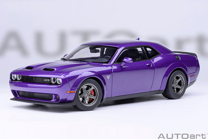 AUTOart Composite Aa71768 1/18 Dodge Challenger SRT Super Stock 2023 Pearl Purple (Plum Crazy) - image 2