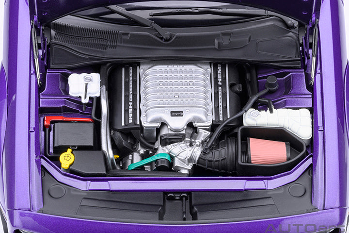 AUTOart Composite Aa71768 1/18 Dodge Challenger SRT Super Stock 2023 Pearl Purple (Plum Crazy) - image 3