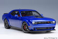 AUTOart Composite Aa71772 1/18 Dodge Challenger R/T Scat Pack Widebody 2022 IndigoBlue(Metallic Blue) - image 1