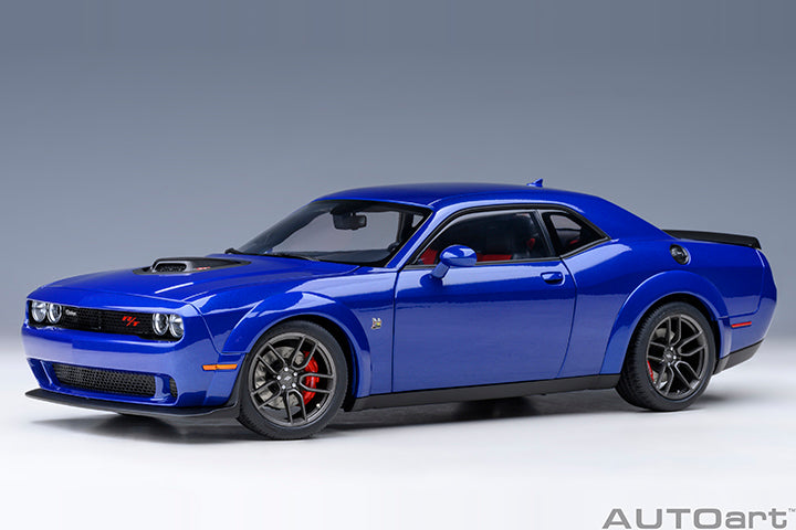 AUTOart Composite Aa71772 1/18 Dodge Challenger R/T Scat Pack Widebody 2022 IndigoBlue(Metallic Blue) - image 2