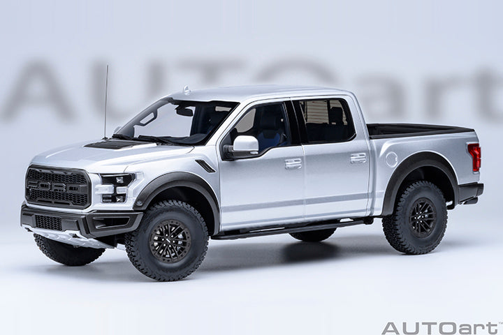 AUTOart Aa72950 Composite 1/18 Ford F-150 Raptor SuperCrew 2019 Metallic Silver - image 2