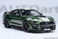 AUTOart Composite Aa73097 1/18 Ford Mustang Shelby GT500 Green / White Stripes - image 1