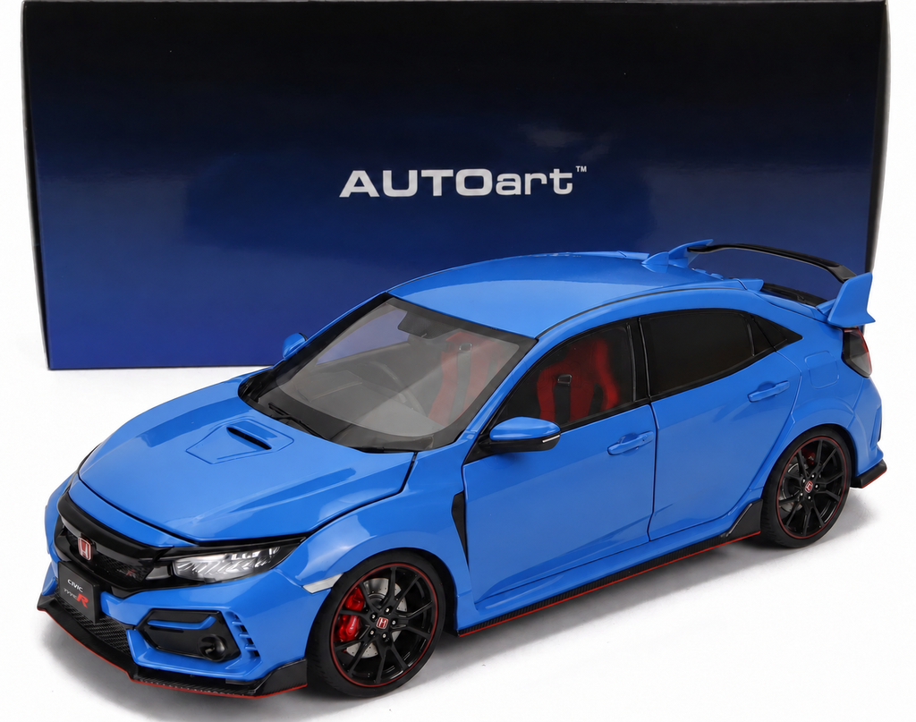 AUTOart Aa73224 1/18 Honda Civic Type R FK8 Boost Blue with original box