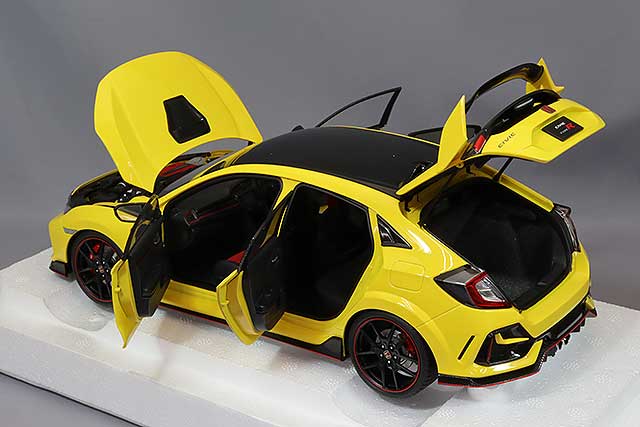 AUTOart Composite Aa73225 1/18 Honda Civic Type R FK8 Limited Edition Sunlight Yellow II - image 5