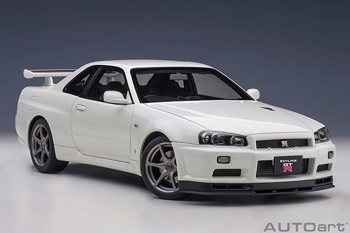 AUTOart Composite Aa77406 1/18 Nissan Skyline GT-R (R34) V-specII White Pearl - image 1