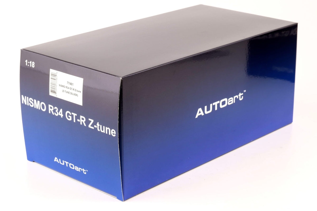 AUTOart 77461 1/18 - original product box and model label
