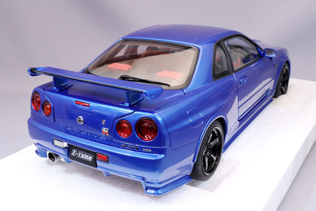 AUTOart Composite Aa77462 1/18 NISMO R34 GT-R Z-tune Bayside Blue - image 3
