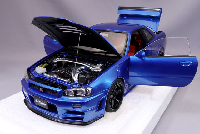AUTOart Composite Aa77462 1/18 NISMO R34 GT-R Z-tune Bayside Blue - image 4