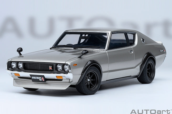 AUTOart Composite Aa77466 1/18 Nissan Skyline 2000GT-R (KPGC110) Tuned Version Silver - image 1