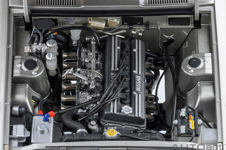 AUTOart Composite Aa77466 1/18 Nissan Skyline 2000GT-R (KPGC110) Tuned Version Silver - image 3