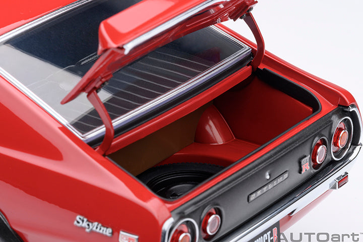 AUTOart Composite Aa77468 1/18 Nissan Skyline 2000GT-R (KPGC110) Tuned Version Red - image 4