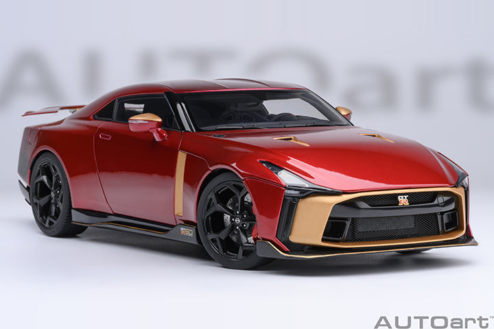 AUTOart Composite Aa77514 1/18 Nissan GT-R50 by Italdesign Metallic Red/Gold - image 1