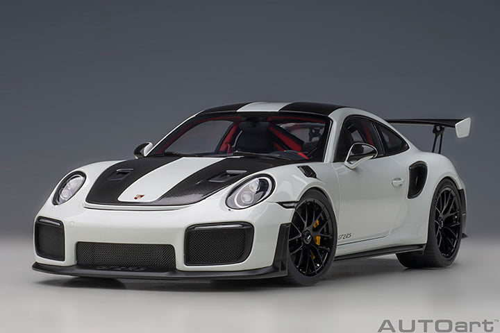 AUTOart Aa78171 Composite 1/18 Porsche 911 (991.2) GT2 RS Weissach Package White/Carbon Black - image 1
