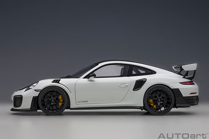 AUTOart Aa78171 Composite 1/18 Porsche 911 (991.2) GT2 RS Weissach Package White/Carbon Black - image 4