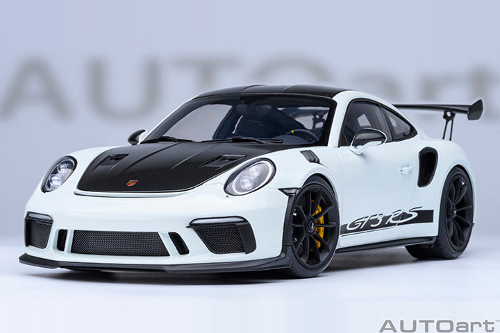 AUTOart Aa78176 Composite 1/18 Porsche 911 (991.2) GT3 RS Weissach Package White/Carbon Black - image 1