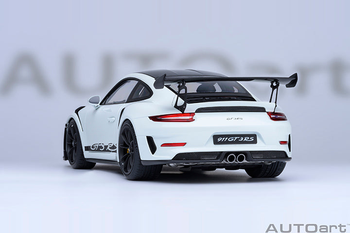 AUTOart Aa78176 Composite 1/18 Porsche 911 (991.2) GT3 RS Weissach Package White/Carbon Black - image 2