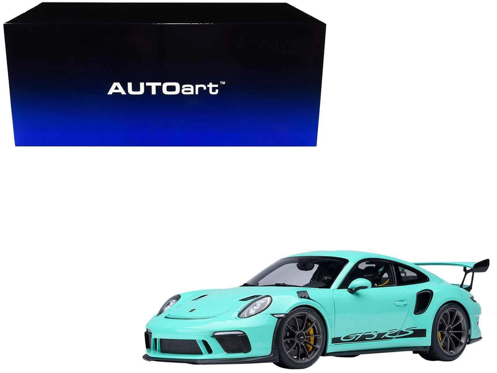 AUTOart Aa78181 1/18 Porsche 911 (991.2) GT3 RS Mint Green and retail box