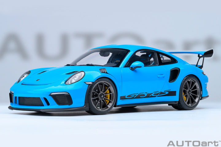 AUTOart Composite Aa78182 1/18 Porsche 911 (991.2) GT3 RS Light Blue - image 2