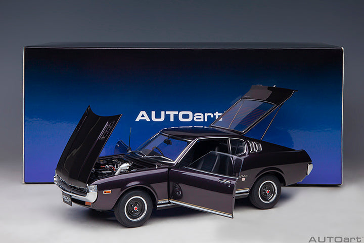 AUTOart Composite Aa78769 1/18 Toyota Celica Liftback 2000GT RA25 1973 Dark Purple Metallic - image 2