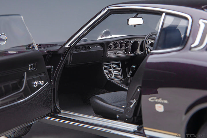 AUTOart Composite Aa78769 1/18 Toyota Celica Liftback 2000GT RA25 1973 Dark Purple Metallic - image 3