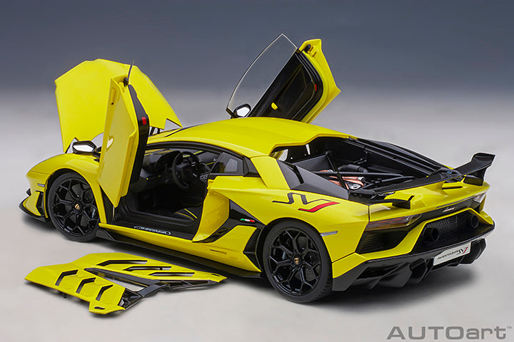 AUTOart Composite Aa79175 1/18 Lamborghini Aventador SVJ Pearl Yellow - image 6
