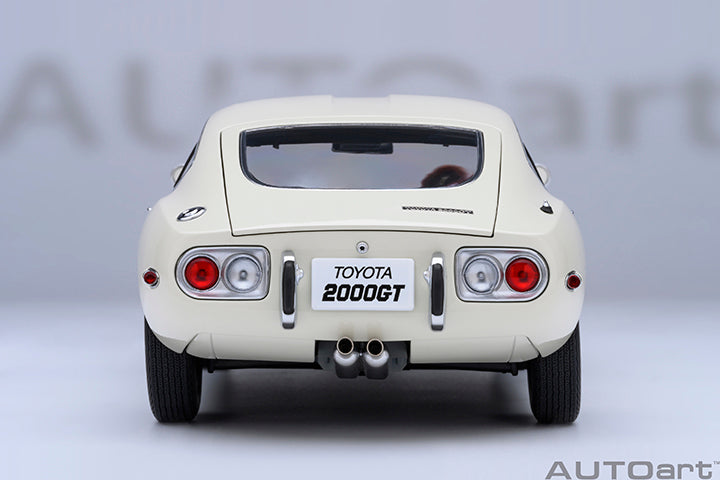 AUTOart Composite Aa79546 1/18 Toyota 2000GT 1967 White Renewed Reissue - image 6