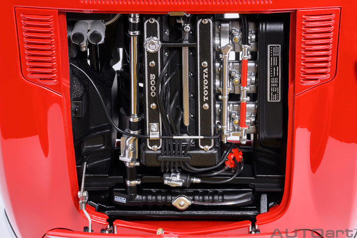 AUTOart Composite Aa79547 1/18 Toyota 2000GT 1967 Red Renewed Reissue - image 6