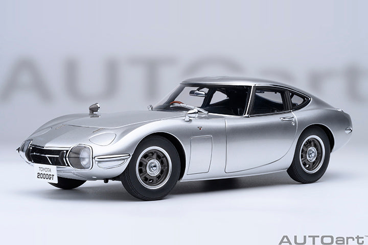 AUTOart Composite Aa79548 1/18 Toyota 2000GT 1967 Silver Renewed Reissue - image 2