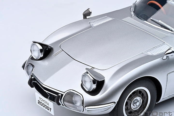 AUTOart Composite Aa79548 1/18 Toyota 2000GT 1967 Silver Renewed Reissue - image 3