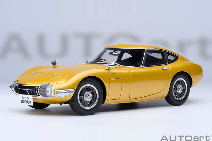 AUTOart Composite Aa79549 1/18 Toyota 2000GT 1967 Gold Renewed Reissue - image 2