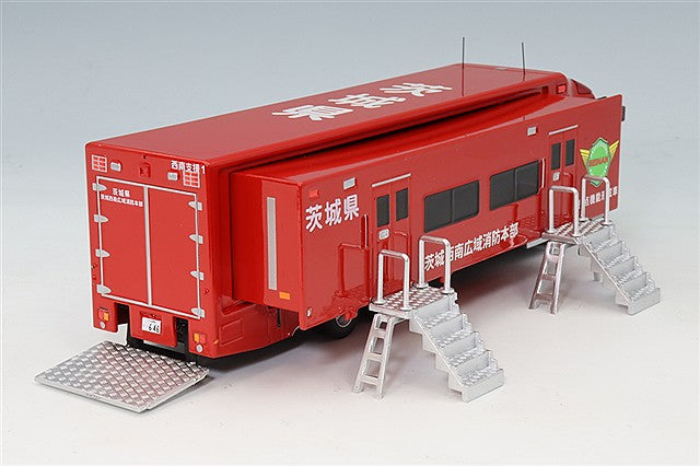 ActCar ACT0004A 1/64 Ibaraki Southwest Fire Department Command Support Vehicle Seinan Support 1 Expanding Body with Ladder - image 4