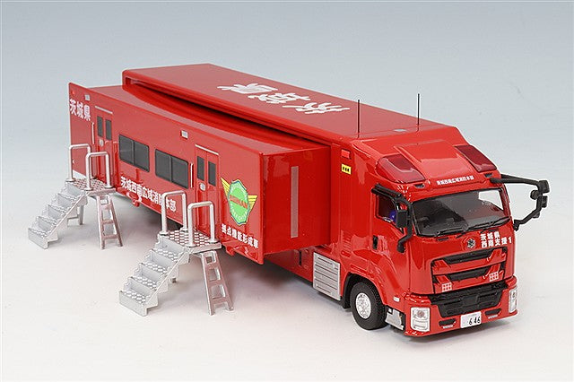 ActCar ACT0004A 1/64 Ibaraki Southwest Fire Department Command Support Vehicle Seinan Support 1 Expanding Body with Ladder - image 5