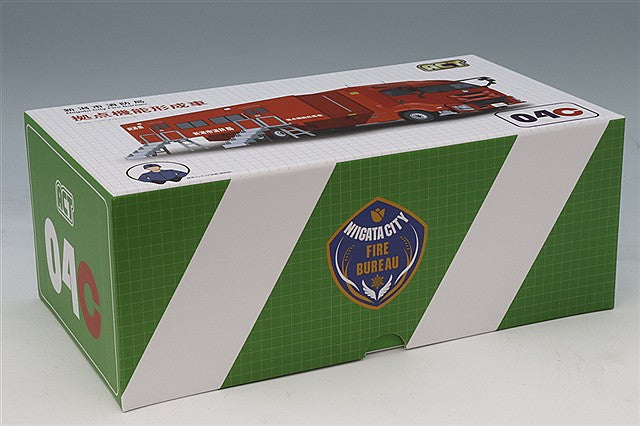 ActCar ACT0004C 1/64 Niigata Prefecture Fire Department Command Support Vehicle Expanding Body with Ladder - image 6
