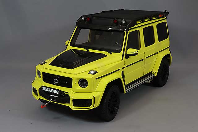 Almost Real AL860513 1/18 Brabus G-Class Adventure Package Mercedes-AMG G 63 2020 Electric Beam Yellow - image 1