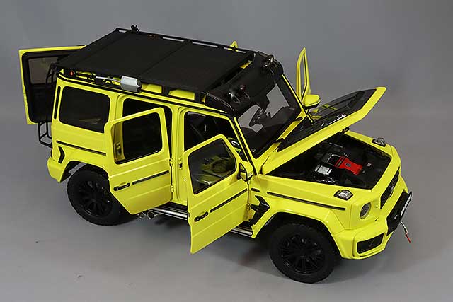 Almost Real AL860513 1/18 Brabus G-Class Adventure Package Mercedes-AMG G 63 2020 Electric Beam Yellow - image 4