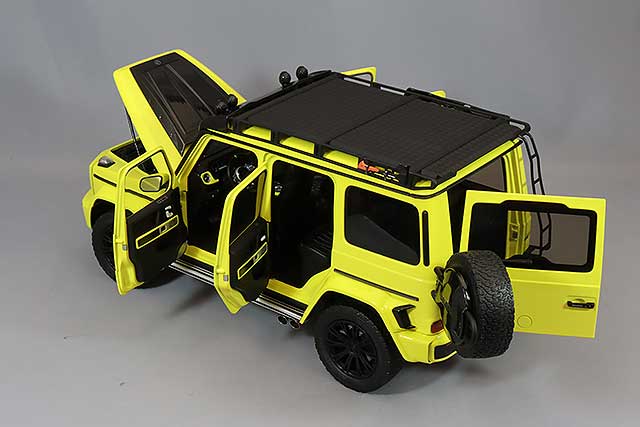 Almost Real AL860513 1/18 Brabus G-Class Adventure Package Mercedes-AMG G 63 2020 Electric Beam Yellow - image 5