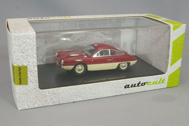 AutoCult AUT02028 1/43 Panhard X87 Dolomites 1953 Red/Ivory - image 4
