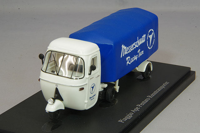 AutoCult AUT08016 1/43 Piaggio Ape Pentaro Racing Car Transporter 1961 Messerschmitt - image 1