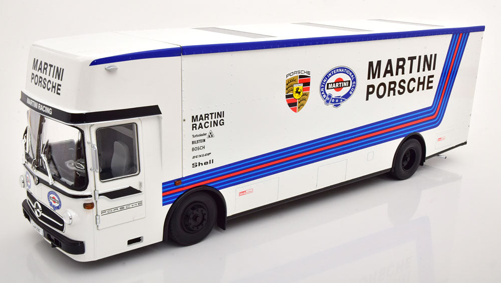 CMR CMR154 1/18 Mercedes-Benz O317 Porsche Transporter 1968 Martini Racing - image 1