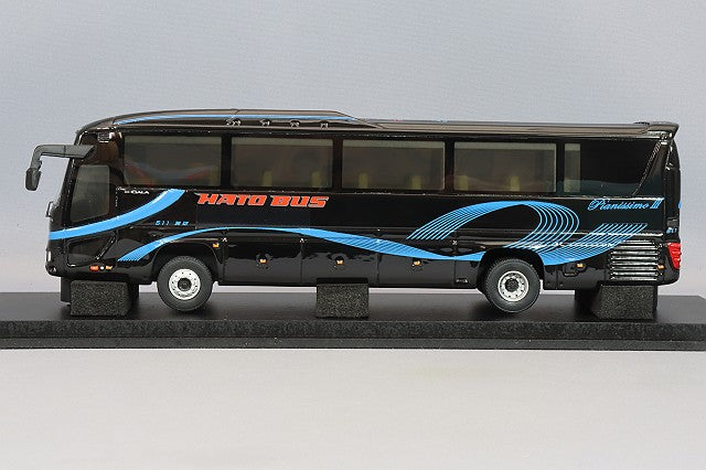 CAR-NEL CN640036 1/64 Hato Bus Pianissimo III Sapphire 511 Isuzu Gala Super Hi-Decker - image 2