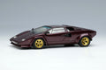 Make Up EIDOLON EM447D 1/43 Lamborghini Countach LP5000 QV 1985 Metallic Dark Purple - image 1